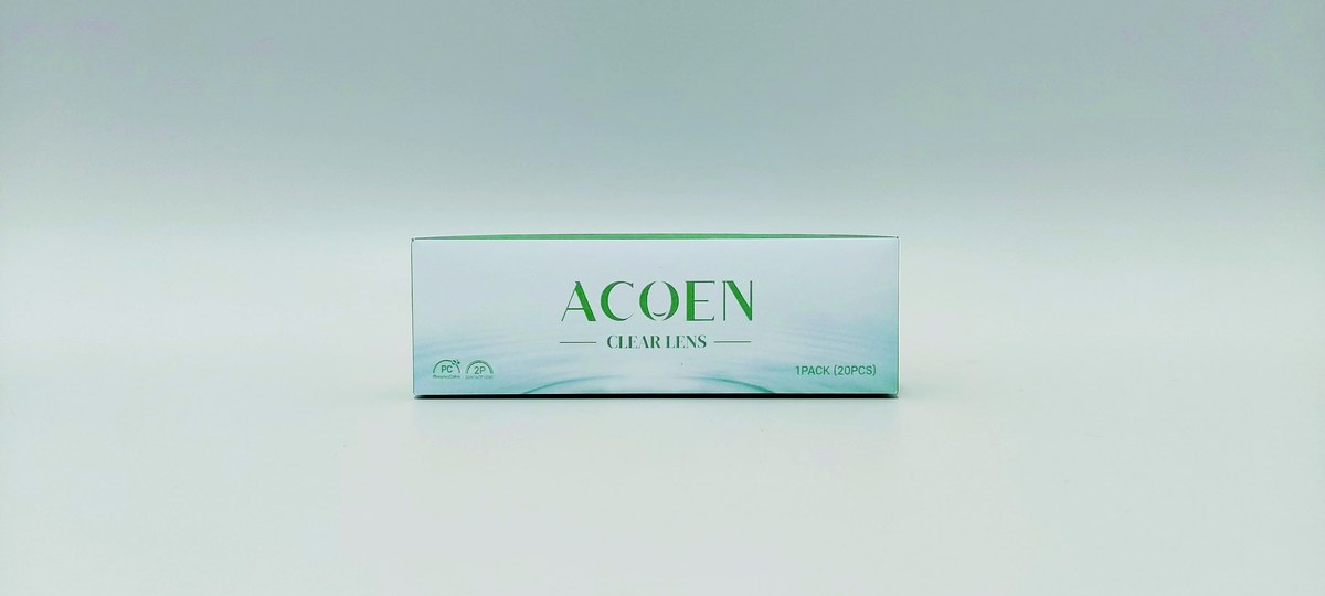 Clear contact lens